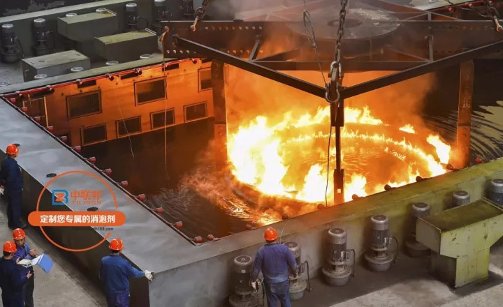 確實有款淬火液用消泡劑，可快速消除淬火液中的泡沫！